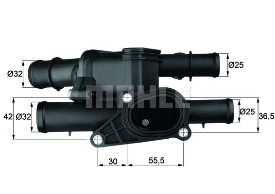 WILMINK GROUP Термостат, охлаждающая жидкость WG1261867